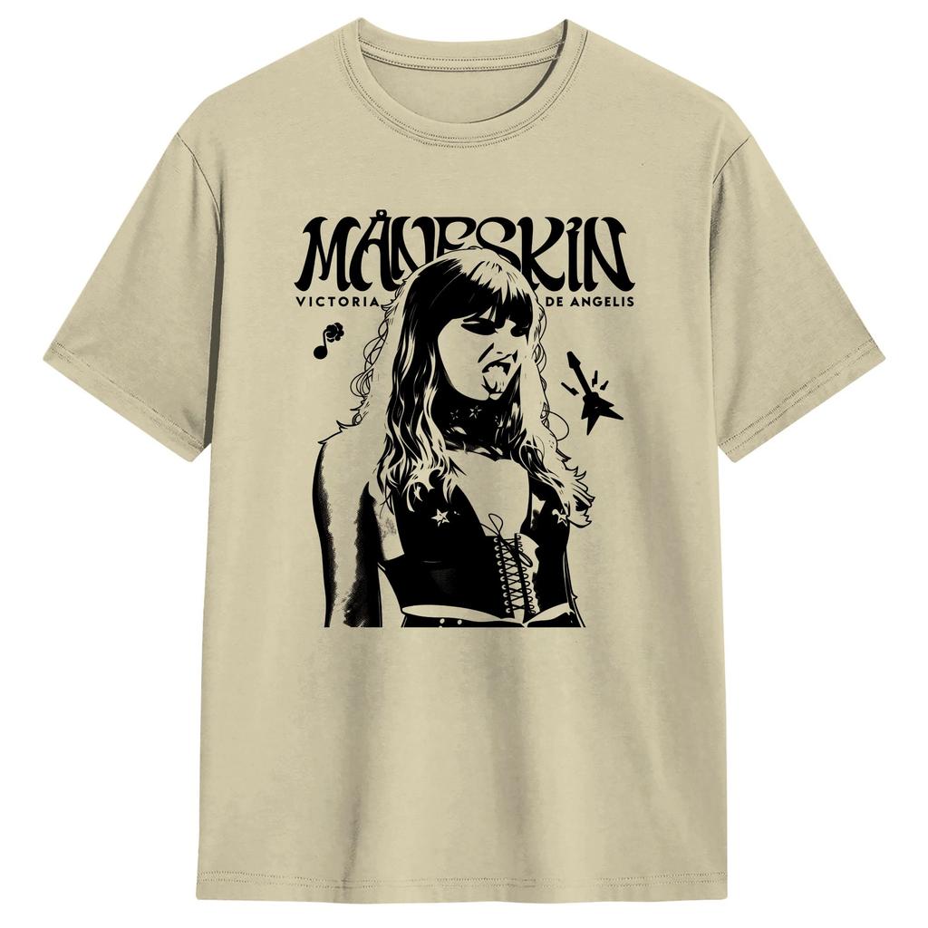 Unisexeskin Band World Tour TShirt Summer Street Style T Shirts 100 Cotton Harajuku Tee Shirt For Couple Pattern Top Tees