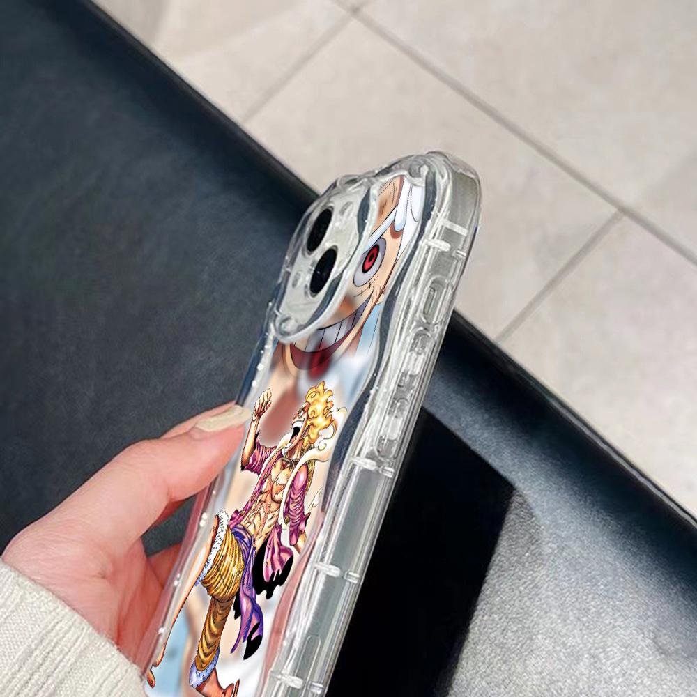Ae92 One Piece Luffy Gear 5 Защитные чехлы для телефонов для Samsung S23 S24 Ultra A55 A14 A25 A13 Infinix Hot 40 Pro Tecno Spark 20C Wave Задняя крышка из ТПУ