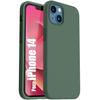 Silicone Case - for iPhone 14 - Night Green - Ultra Thin - Shock Protection - Flexible