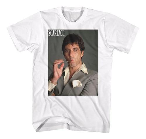Unisex shirt Cotton Oversize Large Size Camisa De Filme Scarface Smokin