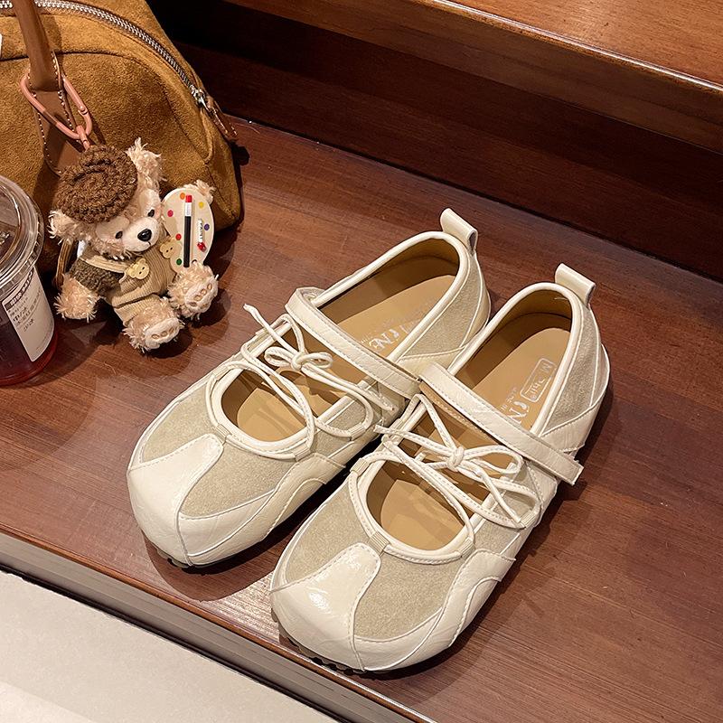 Туфли Мэри Джейн на плоской подошве в балетном стиле, женские, лето 2025, новые, для отдыха, спортивные, для моральной подготовки, плоские туфли-кеды Forrest Gump