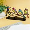 Bird Desktop Ornament Modern Acrylic Bird Figurine Decorative Art Ornaments for Cabinets Offices Living Room Home Decor
