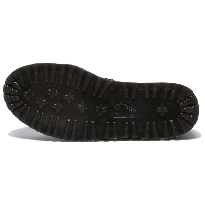 Dr. Martens Leather Comfortable Lace-Up Low-Top Casual Shoes Unisex Casual Shoes Black 32088001