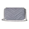 Gucci GG Marmont Кожаная отделка Палладиевый тон Аксессуар Мини-сумка на плечо Женская сумка на плечо Серый 841290-AAE5D-1602