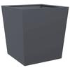 VidaXL Jardinière anthracite 50x50x50 cm acier, jardinière d'extérieur, boîte à fleurs, boîte de jardin, jardinière de 851070