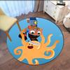 Yakka Dee Printed Round Rug Carpet Chair Rug Area Rug Entryway Doormats,for Office Chair Living Room Bedroom Kitchen Room.