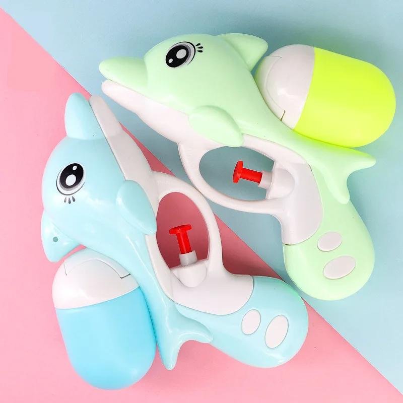 Cartoon Dolphin Space Water Gun Blasting Toy Super High Pressure For Summer Play Water Pool Kids Boys Favors Gift Rafting Toys