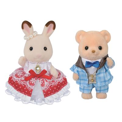 Кукла Sylvanian Families [Юбилейные друзья - Флэр и Тео-] C-76 ST Mark Возраст от 3 лет Игрушка Кукольный домик Sylvanian Families Epoch EPOCH
