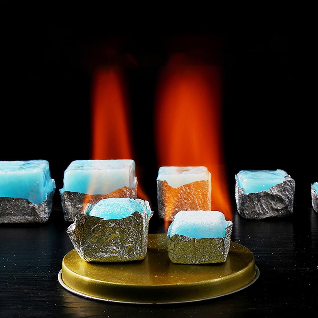 Твердый спиртовой воск, Экологически чистый блок для горения без дыма, Портативный источник тепла для домашних посиделок, кемпинга на открытом воздухе и полевой кухни