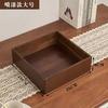 Деревянная шкатулка для хранения из черного ореха, ручная резьба, органайзер для украшений в спальню, современный настольный контейнер для косметики, европейский декор для дома