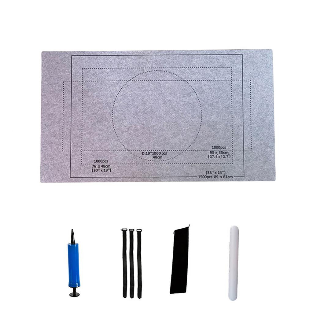 Коврик-рулон для пазлов до 1500/2000/3000 шт. Большой органайзер для хранения пазлов из фетра, одеяло для хранения пазлов, аксессуары
