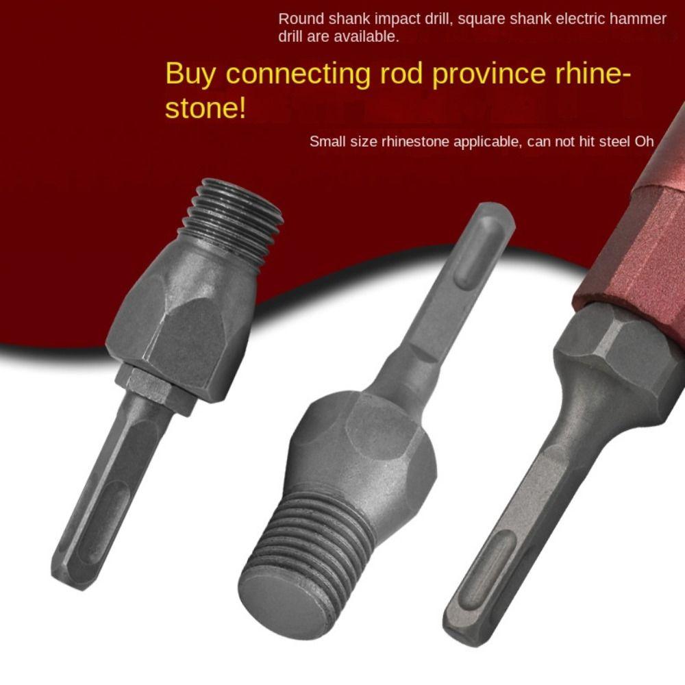 M22 Thread Electric Hammer Drill Adapter High Carbon Steel Drill Bit Diamond Core Bit Adapter