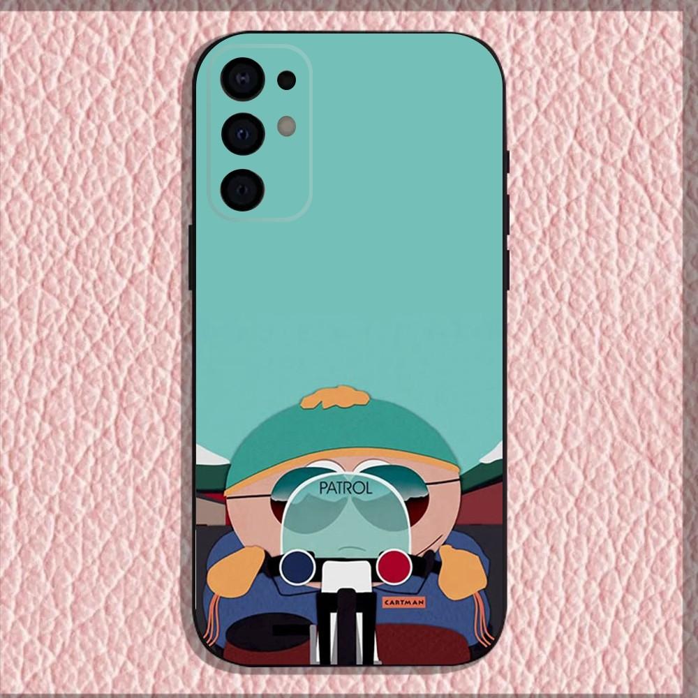 Мультяшный Забавный Чехол для Телефона South Park Для Samsung S25,S24,S21,S22,S23,S30,Ultra,S20,Plus,Fe,Lite,Note,10,9,5G Черный Чехол