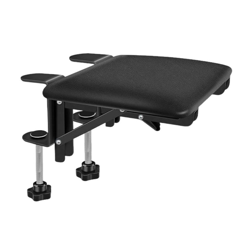 Ergonomic Desk Arm Rest Extender Pad 90degree Folds for Elbow Support and Comfortable Office Table 13Kg LoadExtension