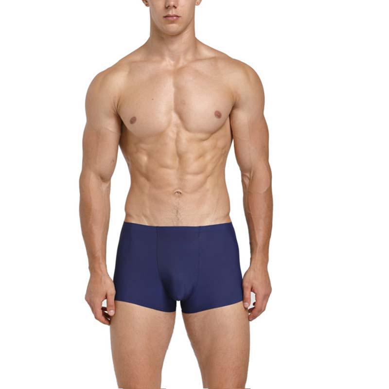 Vogue L-XXXL антибактериальные 3D спандекс популярные 1 шт роскошные боксеры бесшовные ледяной шелк высокое качество горячая распродажа нижнее белье шорты мужские