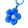 Floral Pendant Keychain Sleek Key Organizer Adorable Purse Accessory