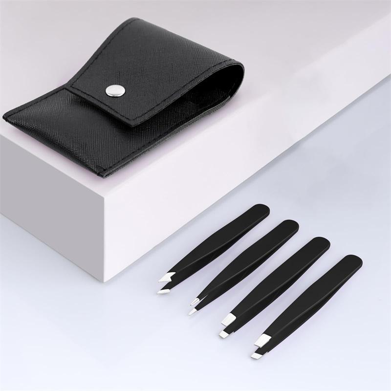 Пинцеты для волос и бровей из нержавеющей стали, прецизионные пинцеты, средство для удаления тонких волос, макияж, красота