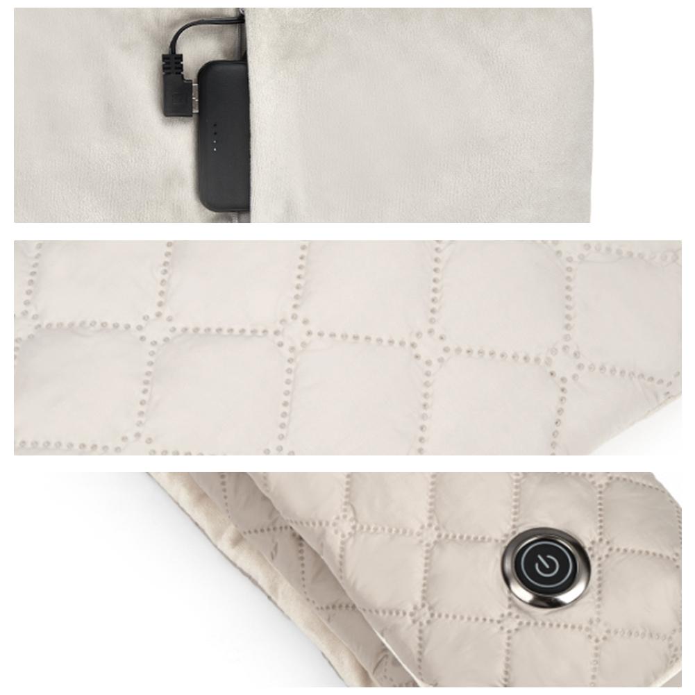 Neck Warmer 3 Gear Heating Winter Electric Heated Scarf Neck Wrap Warmer Neck Heating Pad for Women Men Christmas Gift 2024