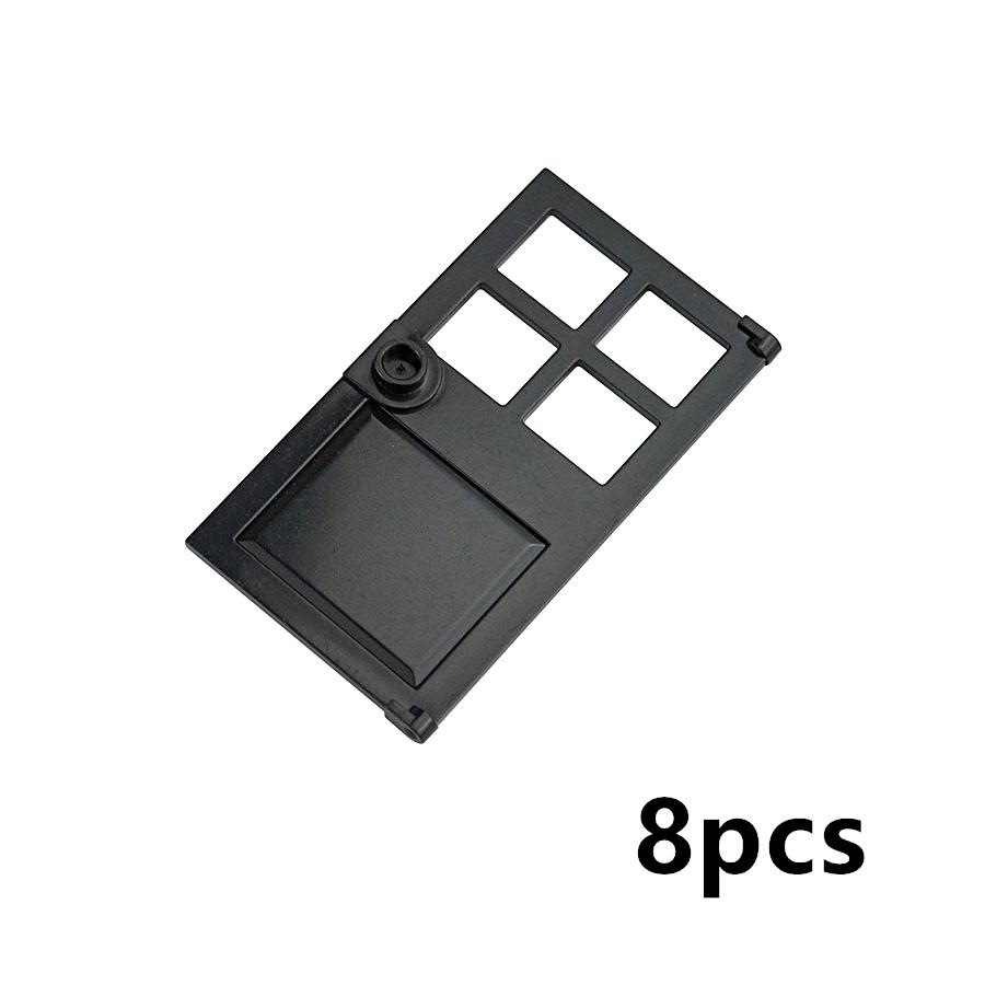 City Window Building Up Cubes Custom Build House Door Frame Glass Bricks Parts Fits 60594 60616 60621 60596 MOC Educational Tool Parts Fo