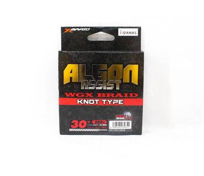 YGK Узел оплетки Algon Assist WX, тип 6 м, размер 30, 280 фунтов, серебро (9651)