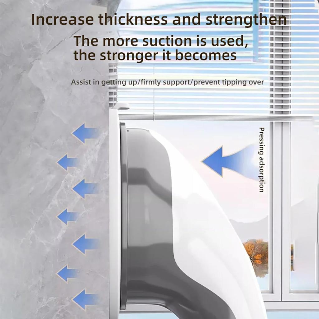 Безгвоздевая присоска ручка-поручень присасываемая к стене ручка для стеклянной двери ручка для ванны и душа поручень ручка безопасности для инвалидов и пожилых