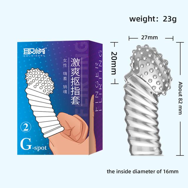 Вибратор с рукавом для пальцев, сексуальные перчатки, G Spot, клитор, стимулирующий продукт для взрослых, секс-игрушки, оргазм для женщин, эротические аксессуары