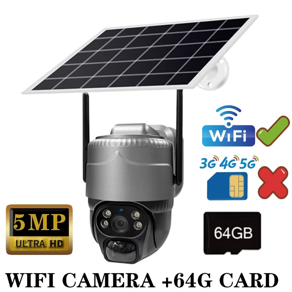 2024 V380 5MP WIFI /4G Камера Солнечная PIR Обнаружение человека Ночное видение Уличная Водонепроницаемая Безопасность Видео IP PTZ Камера Видеонаблюдение Монитор