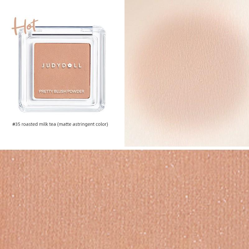 Judydoll Orange Single Color Blush Highlighter Contouring Blush Cream Peach Color Matte Nude Color Women's Expanding Color Blush Blue