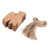 50PCS Brown Kraft Paper Square Wedding Favor Candy Chocolate Gift Party Supply Boxes