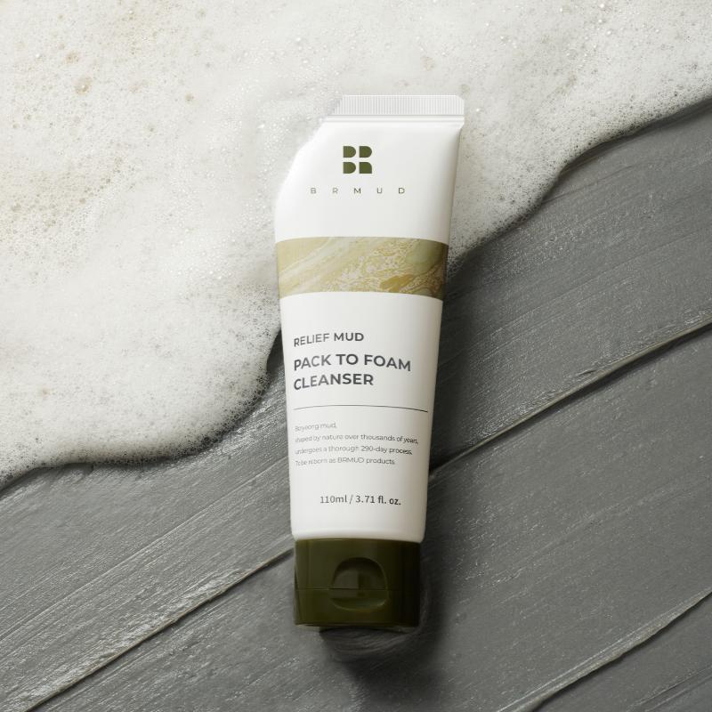 [Выбор Карди Би] BRMUD Очищающая грязевая маска (30 мл, 110 мл, 200 мл) / Рельефная грязевая маска-пенка для умывания  (30 мл, 110 мл, 310 мл) (9 вариантов)