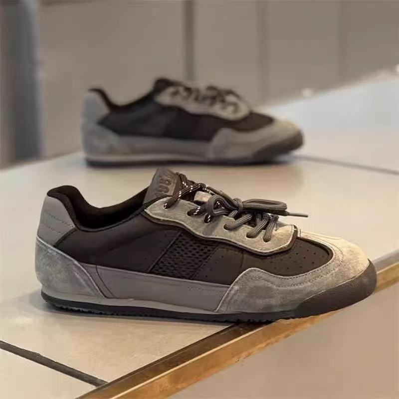 Мужская обувь Forrest Gump 2025 новая летняя сетчатая дышащая обувь для скейтборда мужская модная универсальная повседневная немецкая тренировочная обувь на мягкой подошве