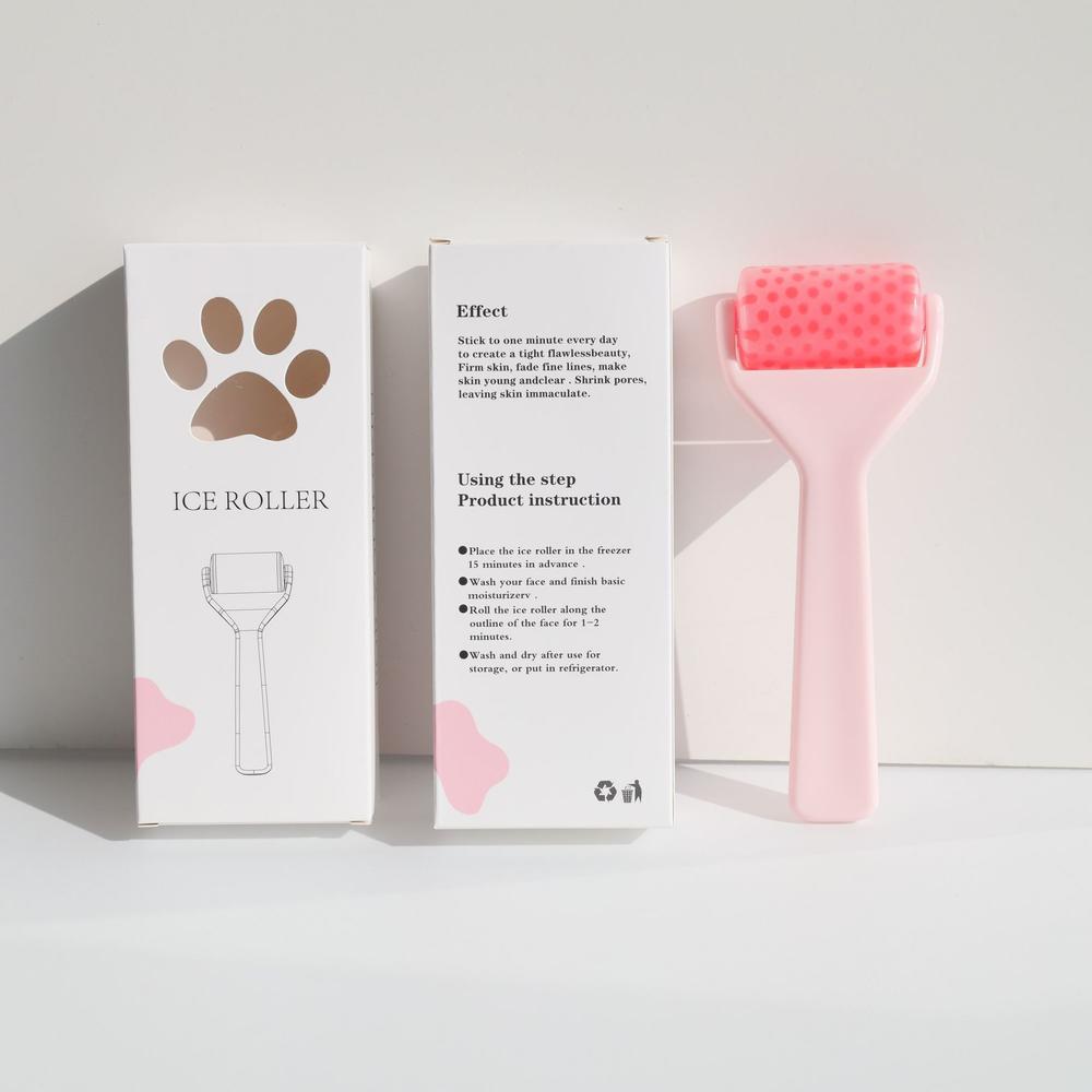 Гель для лица Массажер с ледяным роликом Подтяжка кожи Косметический прибор Массаж лица Ледяной ролик Обезболивание Уход за кожей лица Косметические инструменты