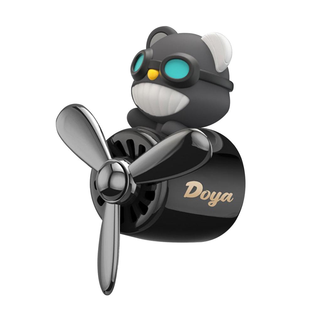 Car Air Freshener Cute Bear Pilot Car Diffuser Car Vent Clip Air Freshener Car Fragrances Odor Eliminator Car Interior Decor
