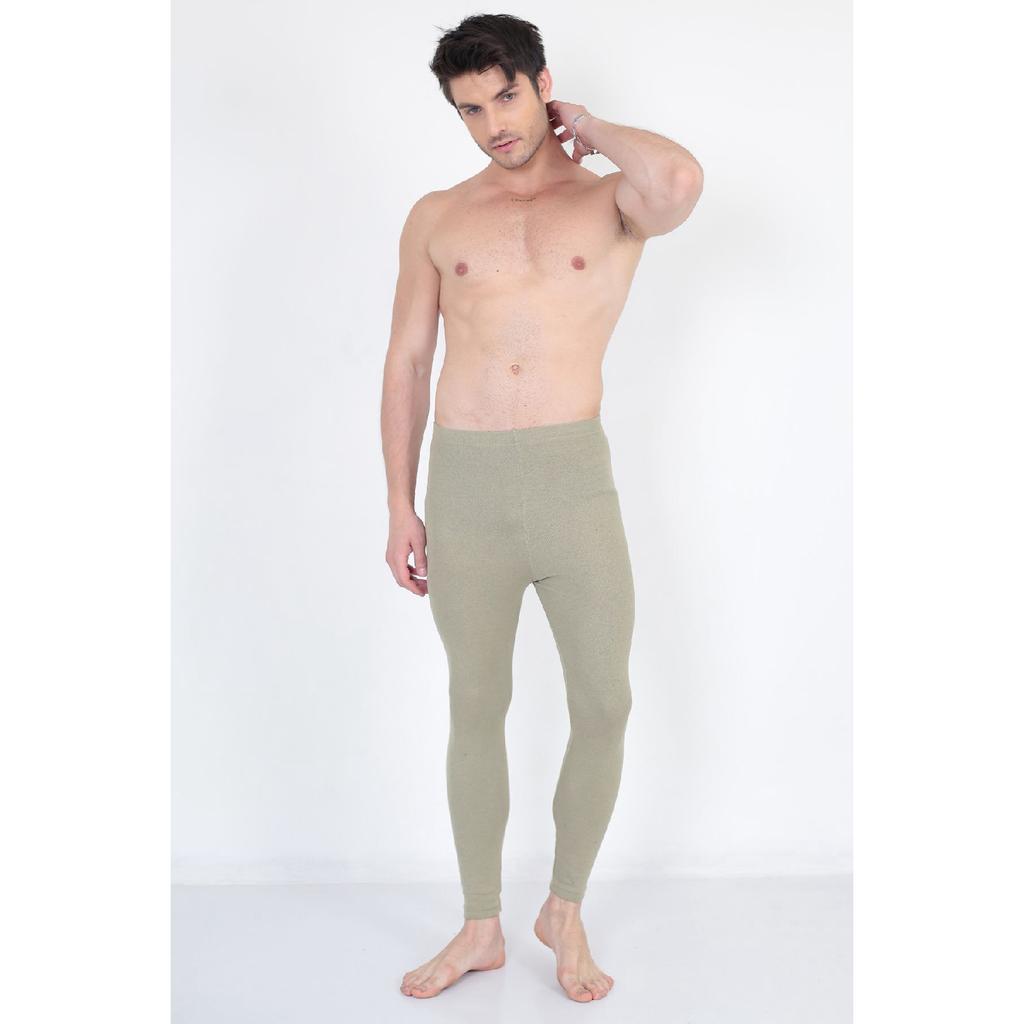 Поднятое термобелье | Хлопковые термоколготки унисекс, черные