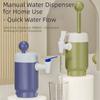 Quickly Release Water Pressure Pump with Water Pipe Hand Press Pump  Bucket Water Dispensing