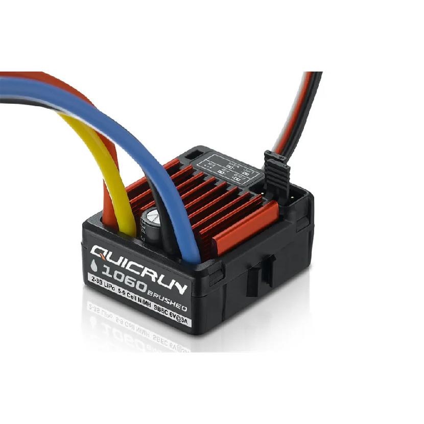 1pcs Original HobbyWing QuicRun 1060 60A Brushed Electronic Speed Controller ESC For 1:10 RC Car Waterproof For RC Car