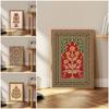 Indian Folk Art Persian Floral Print Poster Vintage Tree of Life Lotus Flower Canvas Painting Wall Picture Home Cuadros