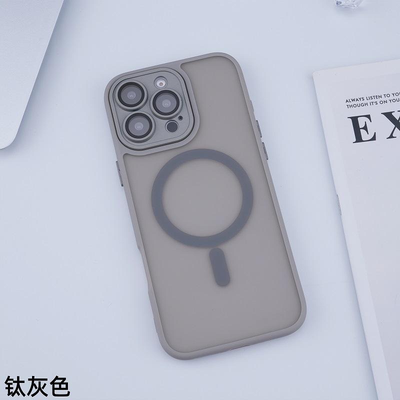 Yadun magnetic mobile phone case for Apple 16PROMAX new 15 protective cover 11 lens film 12/13/14