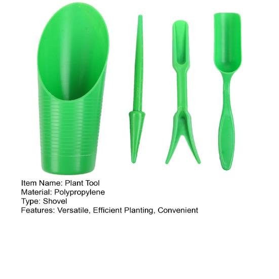 4 шт., набор инструментов для растений, лопата для копания, совок, подъемник, дырокол, сочный садовый набор, синий, розовый, черный, зеленый, легкий посев, инструмент для внесения удобрений в бонсай, подарок «сделай сам»
