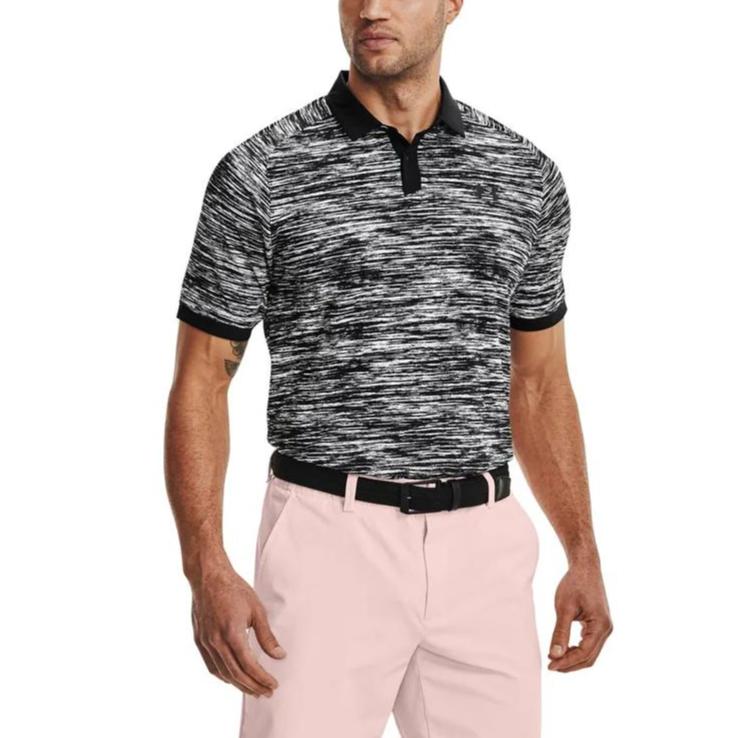 Under Armour Футболка-поло с коротким рукавом для гольфа, мужская, серая 1361805-100
