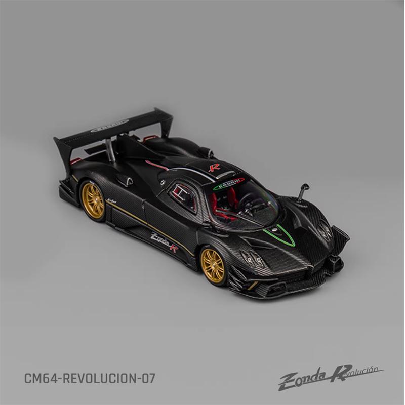 Diecast Original 1:64 Scale Pagani Zonda R Simulation Alloy Car Model Collection Decoration Toy Gift Souvenir Display
