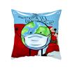 Christmas Pillow Case Cartoon Vent Mask Santa Claus Series Printed Sofa Cushion Pillow Case Home