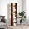 VidaXL Bibliothèques 2 pcs empilable vieux bois bois d'ingénierie, étagère, étagère à livres, support de livre, armoire de 858818
