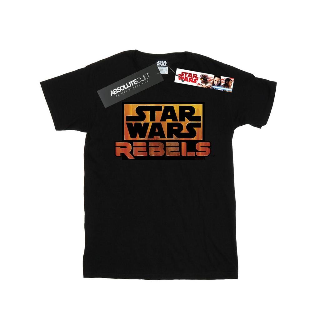 Star Wars Mens Rebels Logo T-Shirt