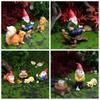 Landscape Bonsai Ornaments Fairy Garden Miniature Gnome Figurines Cartoon Animal Resin Dwarf Statue