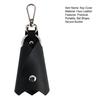 Bat Shape Key Holder Faux Leather Protector with Keychain Portable Key Organizer for Pocket Handbag Men Women Housekeeper