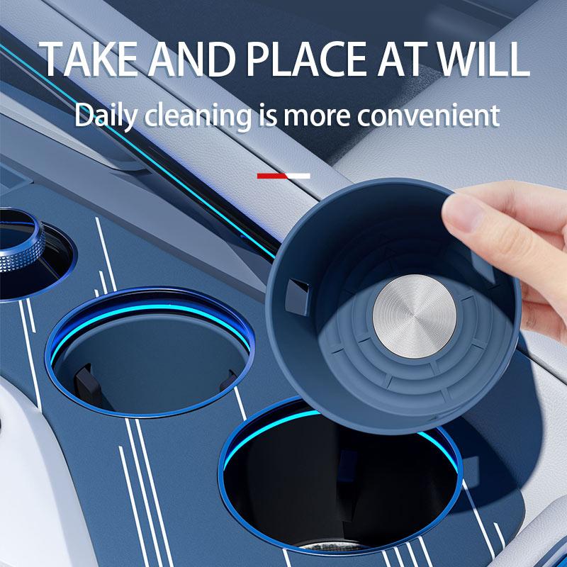 Подстаканник Для ZEEKR 001 2025 2025 2025 Силиконовый клей для центральной консоли Крышка для чашки Стабильный подстаканник Автоаксессуары