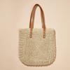 Vintage Straw Woven Shoulder Shopping Bag Casual Women Summer Large Capacity Beach Totes