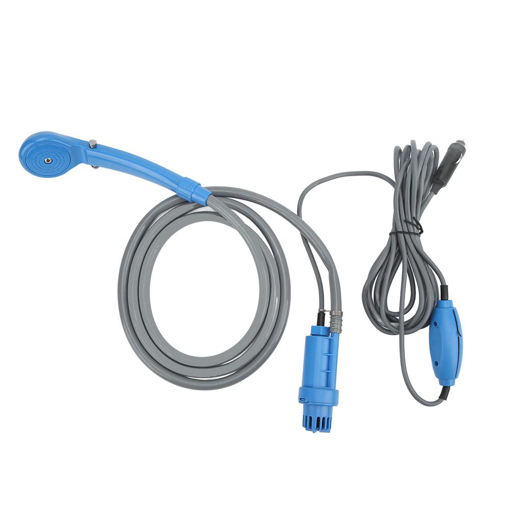 12V Портативный походный душ Складное ведро Набор 20л Вместимость Многоцелевой для пеших походов Мытье автомобиля Домашнее животное