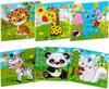 9/16 Jigsaw Puzzles for Kids Ages 2 3 4 5 Toddler Wooden Puzzle Preschool Educational Toys Set Animals Puzzle for Boys and Girls